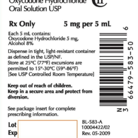 Buy Roxicodone 5mg Online: Tablets/Pills For Sale
